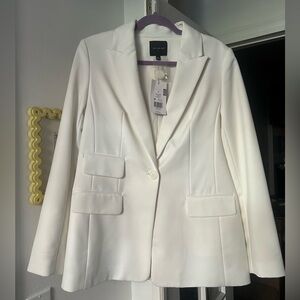 The Limited White Blazer
